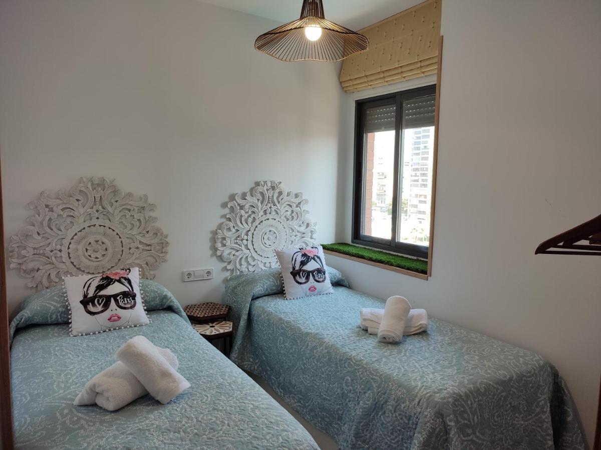 Junto Playa Levante Con Terraza Chill-Out-2 Wcs-A Estrenar Gemelos 23 베니돔 외부 사진
